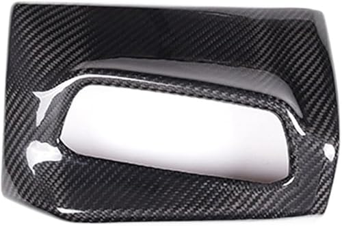 Adhesivo decorativo para interruptor de faros de automóvil, fibra de carbono, compatible con Toyota Supra 2019-2022, accesorios interiores