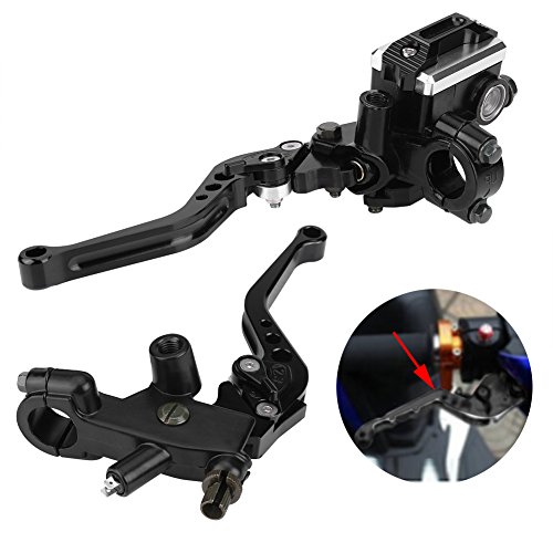 image for Anauto Motorcycle Universal Gray Clutch Brake levers-7/8