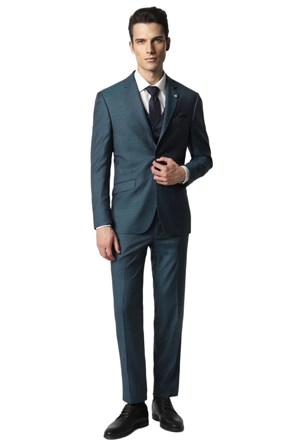 van heusen Men's Polyester Blend Three Piece Suit-Dress Set-picture-18