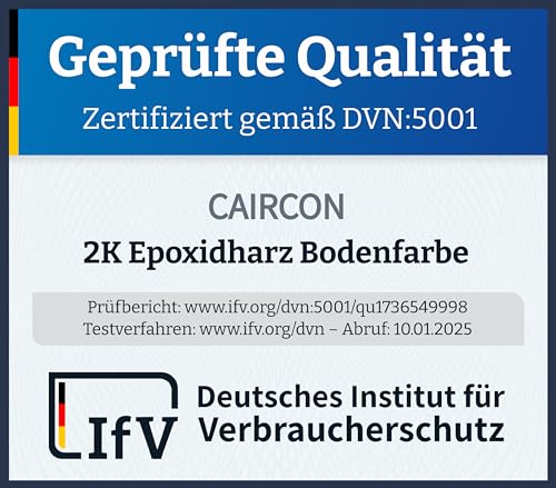 Betonbodenfarbe Caircon 2K Epoxidharz Bodenbeschichtung für Garage