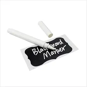2 Canetas giz liquido branca branco intenso para lousa