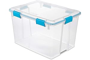 Sterilite 80 Qt Gasket Box Stackable Storage Bin Lid & Seal
