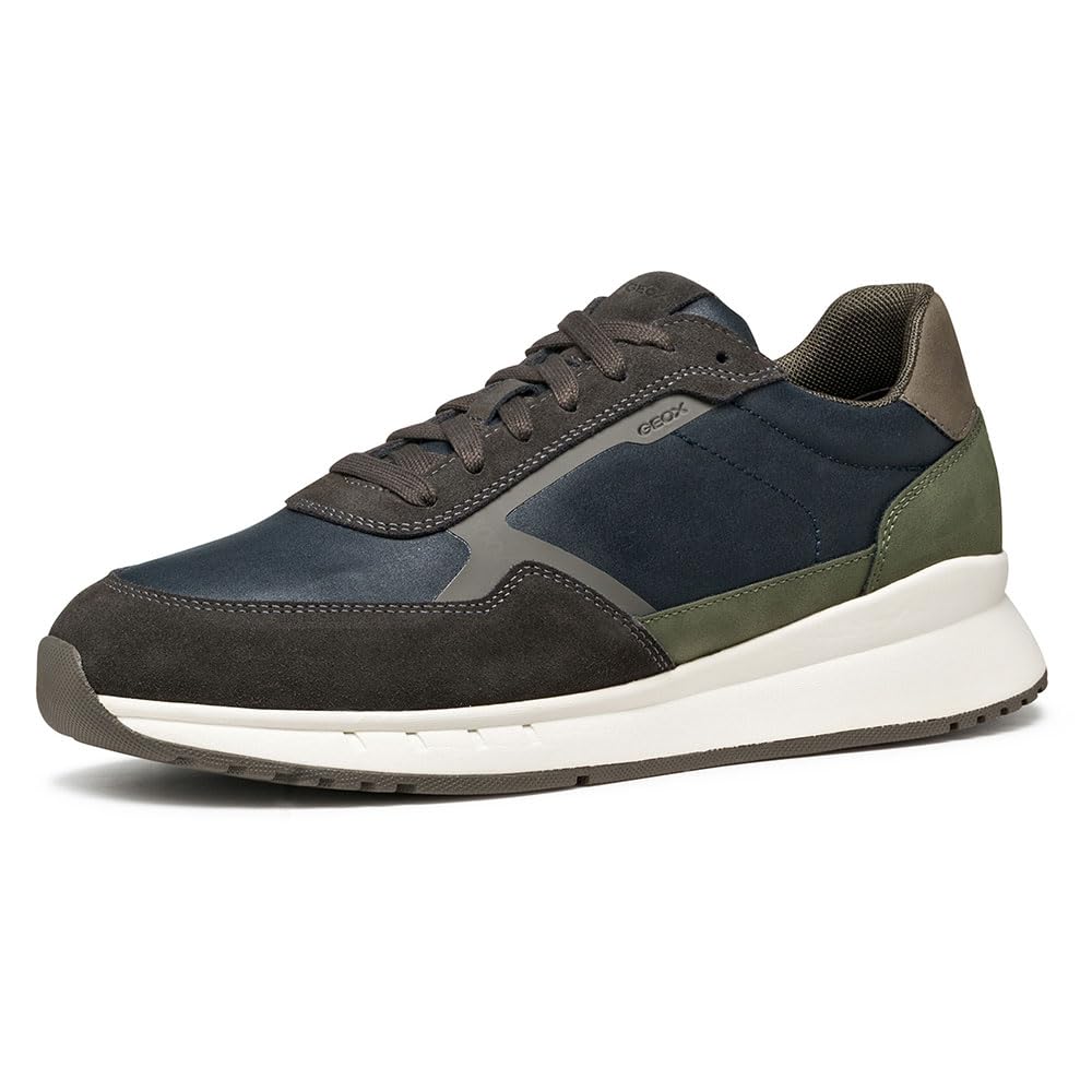 Geox Męskie buty sportowe U BRANTHON, niebieskie, 41 EU, niebieski, 41 EU