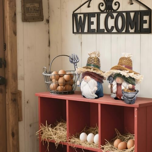 Nains de jardin figurines décoratives pour cour et terrasse rustique