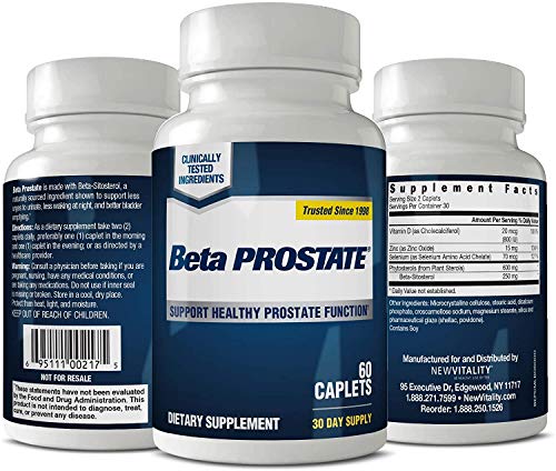 Beta Prostate Supplement for Men - Urinary Health & Prostate Support w/Beta Sitosterol