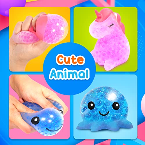 Klt 18 Pack Stress Balls For Adults And Kids: Squishy Ball Fidget Toys, Stress Relief Balls For Autism, Stress Toys Squeeze Balls, Anxiety-Relief, Sensory Toys For Autistic Children, Party Favors #TOP2