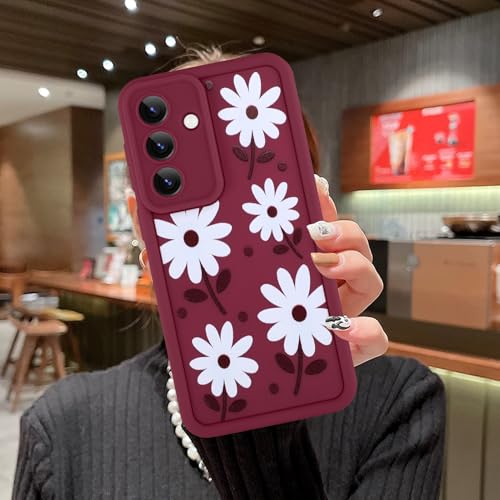 Image of Compatible with Samsung Galaxy S26 Plus Case, Wine Red