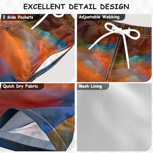 Boys Swim Trunks Tie Dye Color Toddler Swim Shorts Little Boys Bathing Suit Swimsuit Toddler Boy Swimwear 2T 202c16643