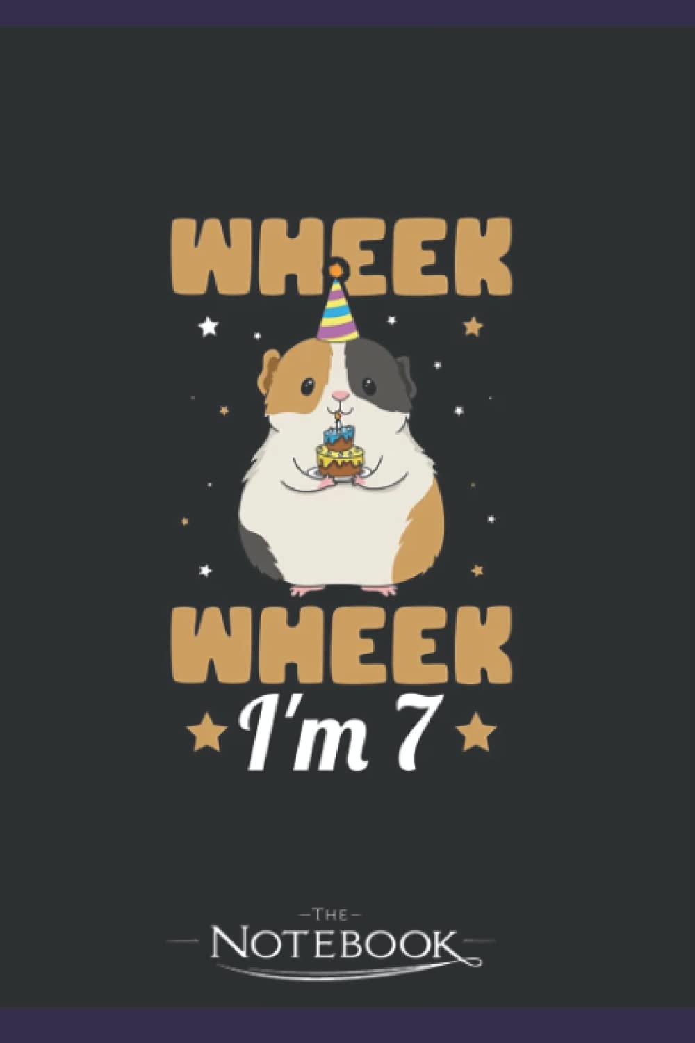 Wheek Wheek Im 7 Design for your 7 year old Guinea Pig Son Notebook: 120 Pages 6 x 9 Inch, Book Review Journal | Perfect Funny Gag Gift Joke Journal Notebook, Note Pad, Notes,