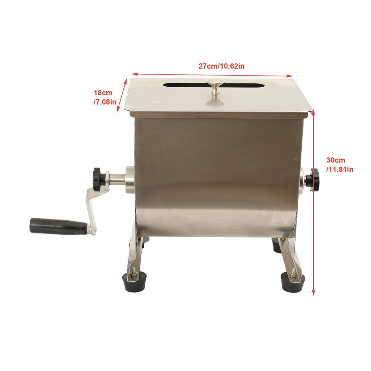 Manueller Fleischmischer 10L 5kg Für Hackfleisch und Fleischverarbeitung