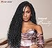 WIGNEE Boho Braided Wig Full Double Lace Front Braided Wig Goddess Faux Locs Wig Pre-Plucked with Baby Hair Embroidery Square Knotless Braided Wigs For Black Women