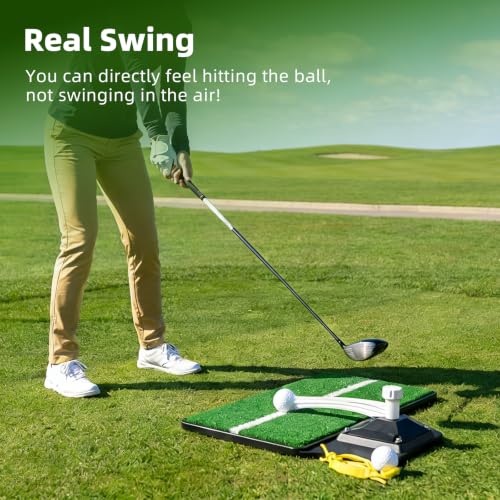 Golf Swing Training Mat Indoor Practice Mat for All Clubs Home Use - Image 2