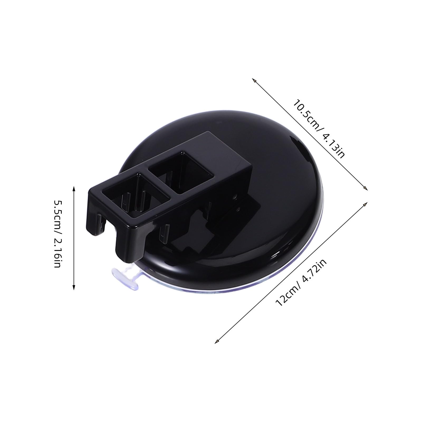 TOYANDONA Einziehbare Wäscheleine für Balkon und Hotels Robuste Tragbare Camping Wäscheleine mit Saugnäpfen Heavy Duty Design 5 Meter Länge Schwarz Praktisches Reisezubehör