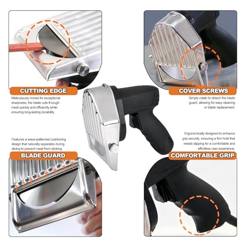 Cortadora eléctrica inalámbrica de kebab 80W con batería recargable miniatura 5