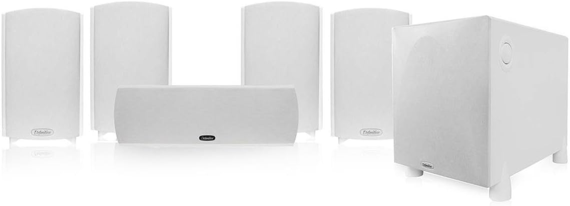 Definitive Technology ProCinema 800 5.1 Home Theater System (Gloss White)