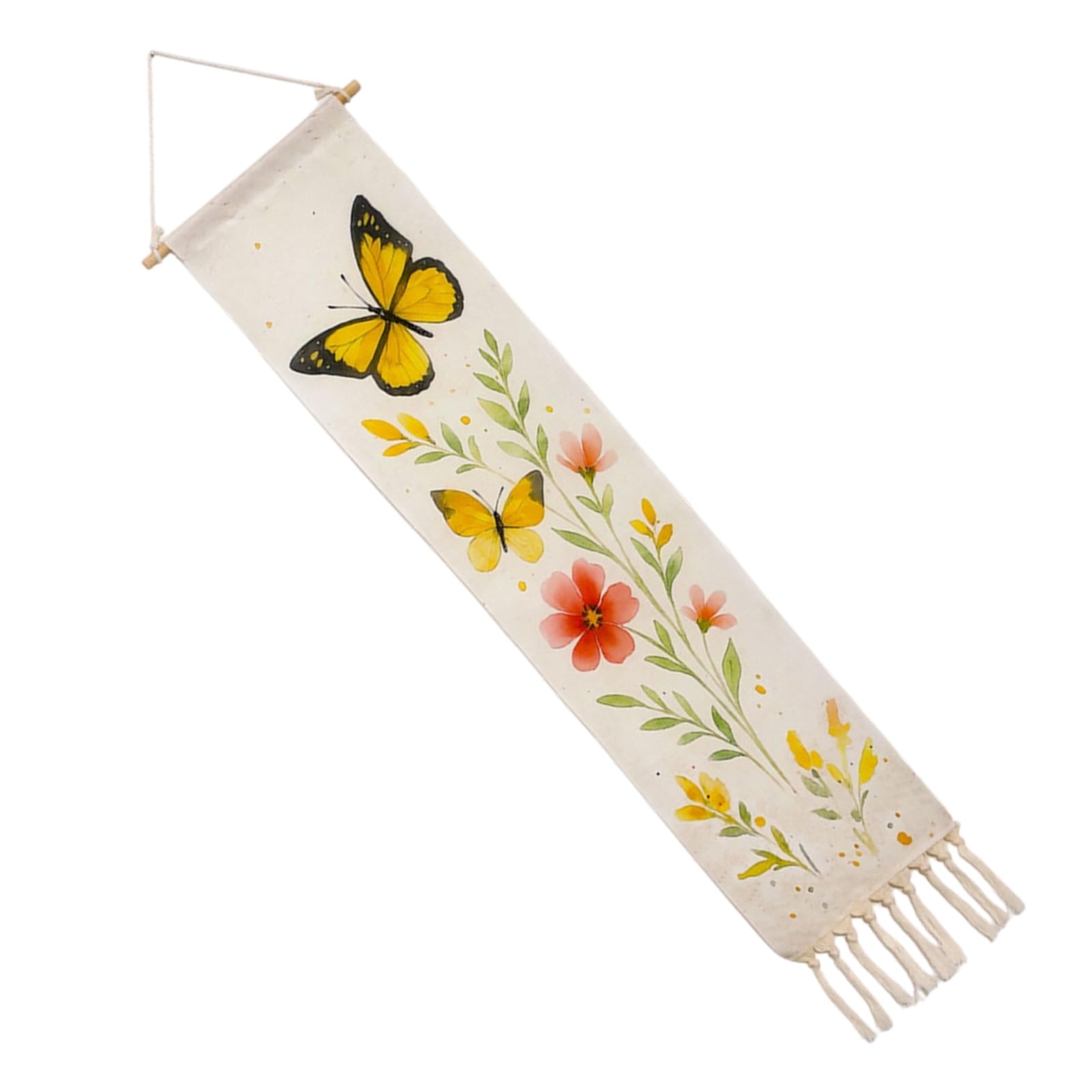 Bbajszx Hanging Banners Tapestries with Tassels Door Decorations for Front Door Garden Home Yard Party Decorations Banners
