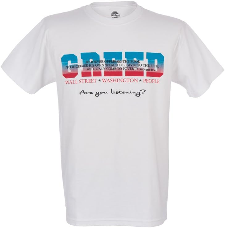 The Faithy Zone Men's Christian T-Shirt Greed