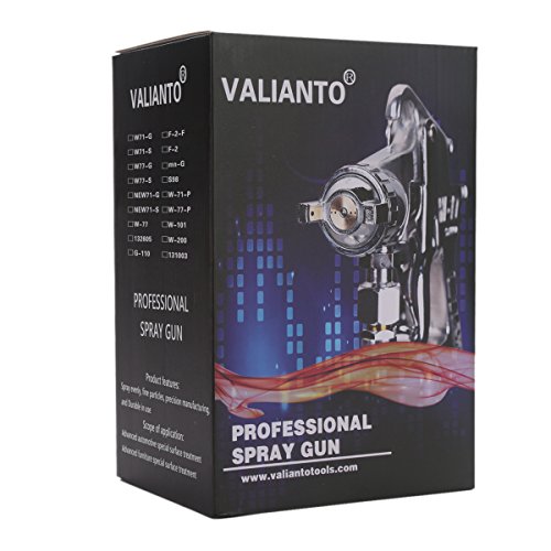 Image of High Performance W77-G HVLP Gravity Feed Spray Gun (Nozzle Size 1.5mm, Silver)