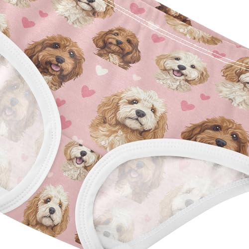 Little Girl Underwear Toddler Panties Kids Undies Dog Soft Cotton Briefs 2T-8Y4