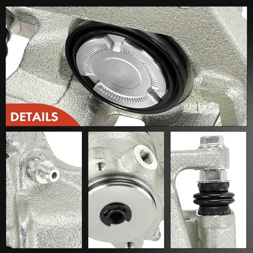 A-Premium Disc Brake Caliper Assembly with Bracket Compatible with Audi Q5 2013-2017, A6 2014-2018, A6 Quattro 2012-2018, A7 Quattro 2012-2018, 1.8L 2.0L 3.0L - Rear Left Driver Side by A-Premium - Image 7