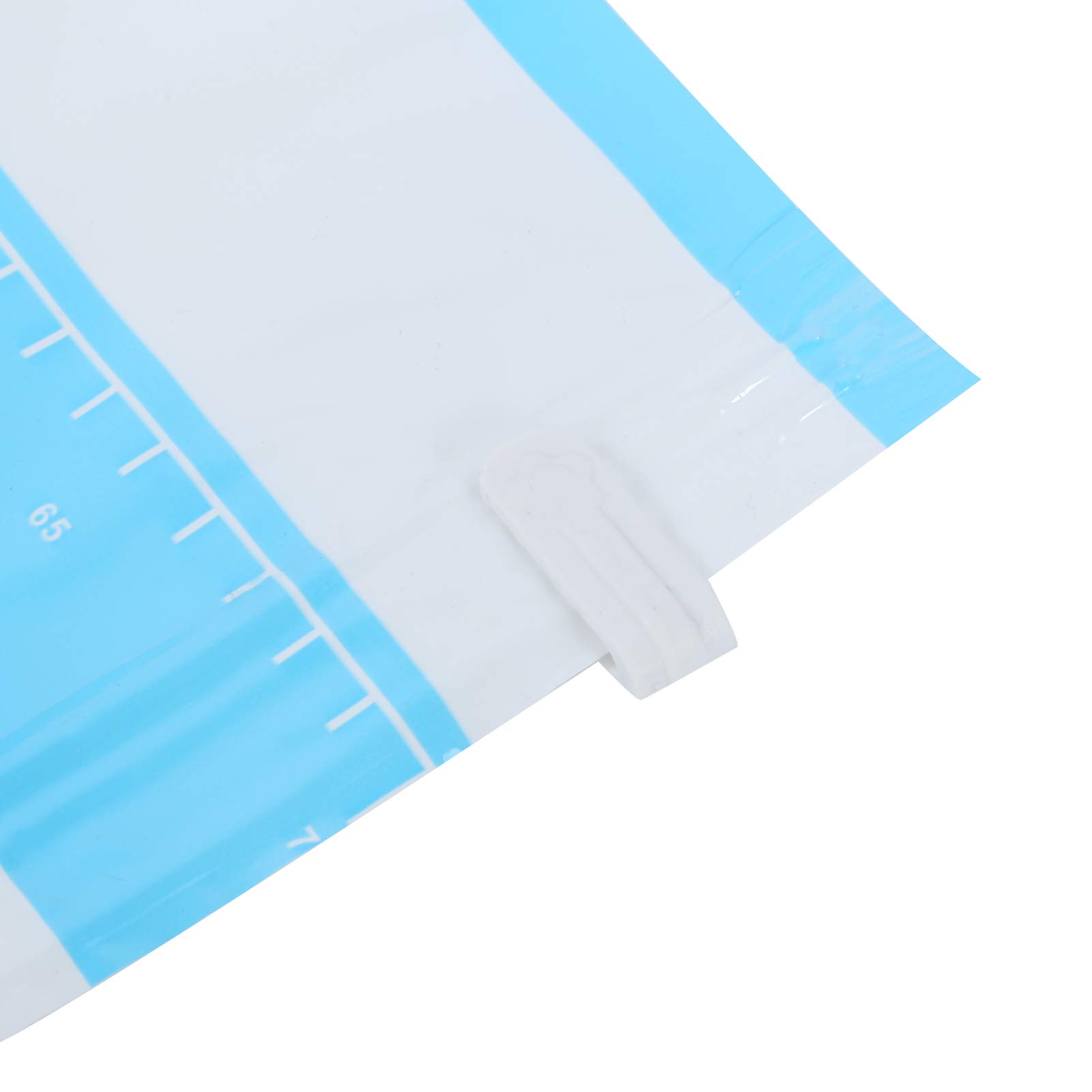 Bolsas de almacenamiento al vacío de viaje reutilizables, bolsas de compresión con entrada de aire de 3,5 cm, doble cierre de cremallera para uso doméstico y de viaje (80 x 60 cm)