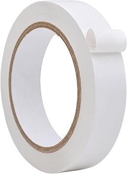 WOD VTC365 White Vinyl Pinstriping Tape, 1 inch x 36 yds. for School Gym Marking Floor, Crafting, Stripping Arcade1Up, Vehicles and More
