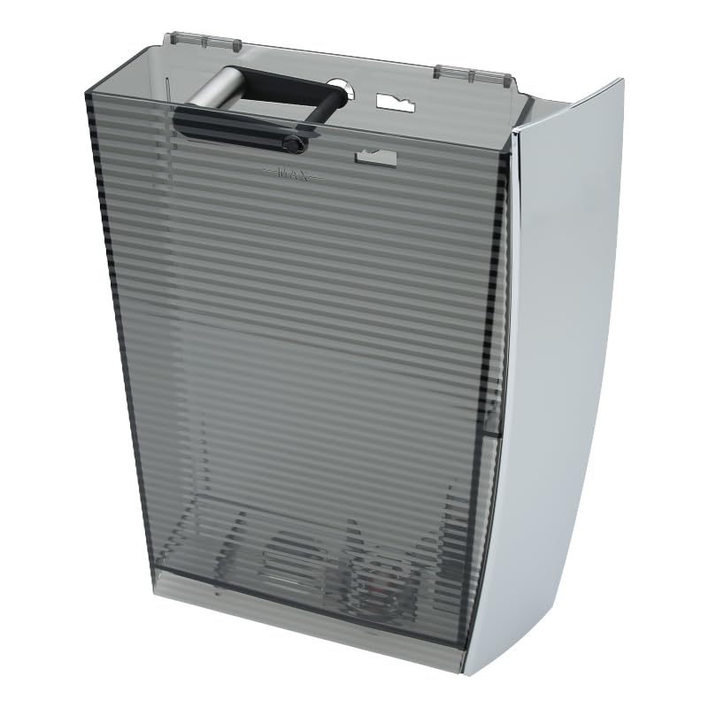 Jura Water Tank #74138 with Chrome Front Panel Installed (S8 15212, E8 15271, E8 15097)