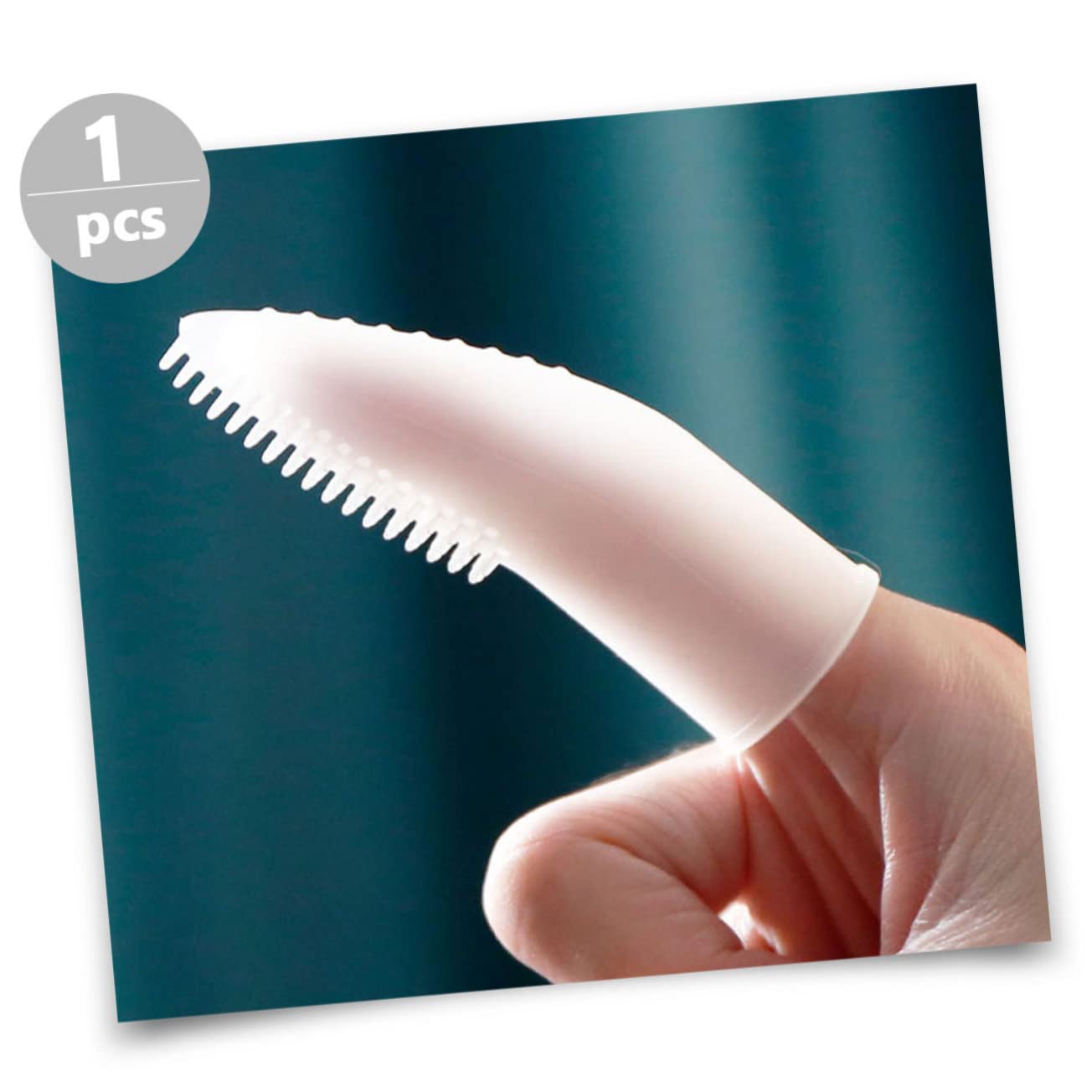SUPVOX 4pièces Brosse à Dents Pour Chien Silicone Outil De Nettoyage Pour Animaux De Compagnie Brosse à Doigt Pour Prendre Soin Des Dents Et Gencives De Votre Chien