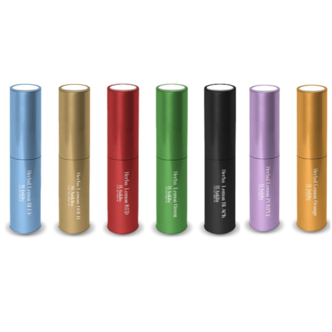 Herba Lemon Perfume for Women, Travel Size Eau De Parfum Set – 7 x 9ml Premium Fragrances – Small-Batch, Long-Lasting – Gift for Women – Luxury Scents for Work, Travel, Date Night