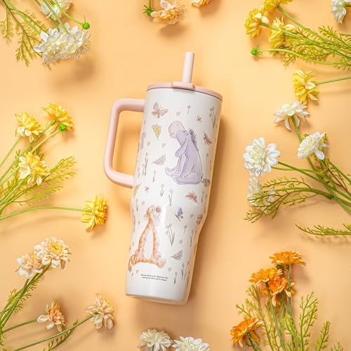 Image of Zak Designs Winnie the Pooh 30oz Spill-Proof Insulated Travel Tumbler (Pack of 9)
