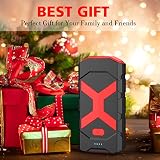 Portable Battery Jump Starter 2000A 12V Booster Pack 20000mAh Car Starter Jumper Power Bank Battery Booster Jump Starter Pack USB QC 3.0 LED Light Smart Jump Cables for Car up to 7.2L Gas/8L Diesel - 6