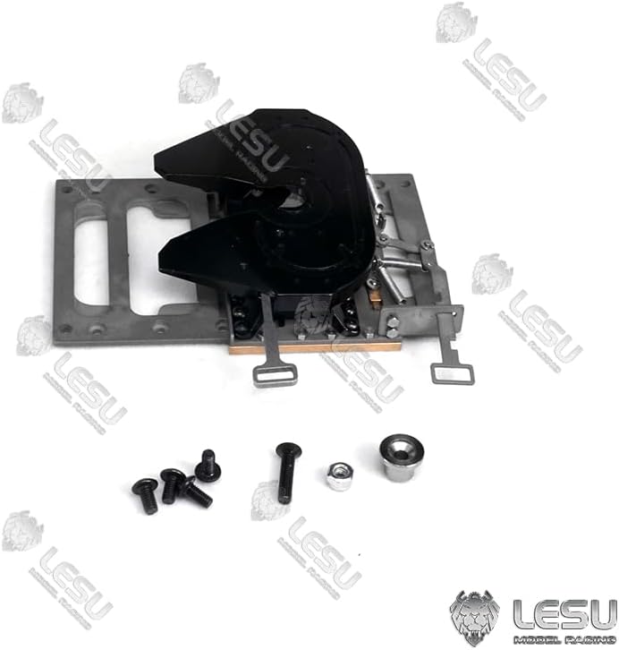 Lesu Metal Movable Fifth Wheel Traction 1/14 Rc for Tamiyay Tractor Truck Trailer