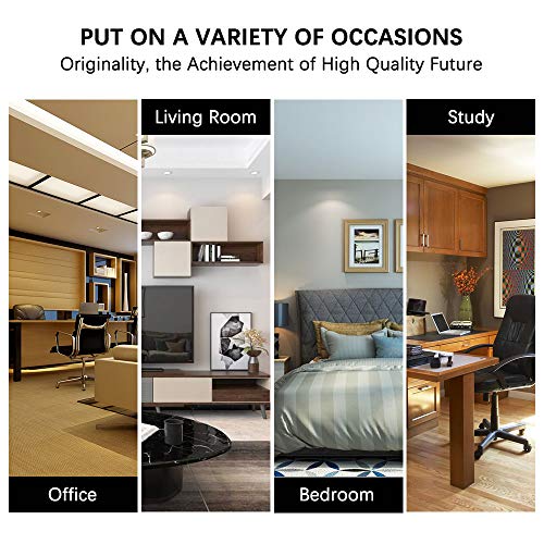 Qumeney Tree Bookshelf, 5 Shelf Display Bookcase,Tree Bookcase For Books/Cds/Albums/Files Holder, Free Standing Book Shelves Organizer For Office，Bedroom, Living Room (Yellow) #TOP6