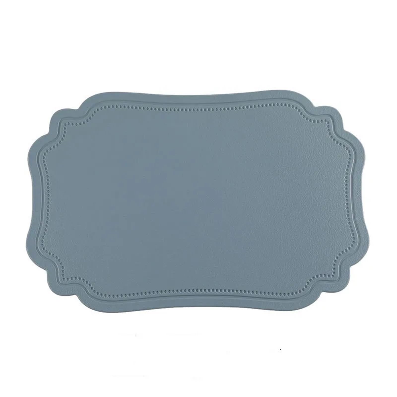 Manteles Individuales, Mantel de Mesa, Individual Impermeable, Antideslizante, Posavasos para Mesa de Comedor y Cocina(Square Blue,30x45cm 10pcs)