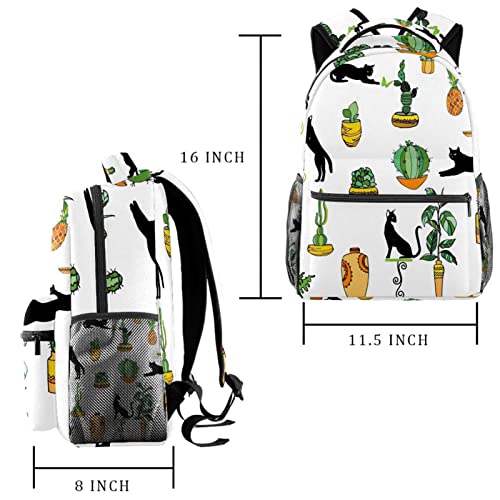 Sac à dos chats cactus idéal pour le campus et les sorties - 2