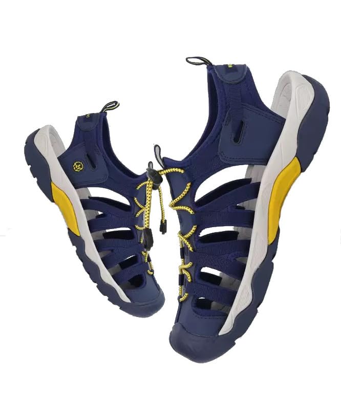 Woodland Gents Sports Sandals | Color: Navy-Yellow | Size: 7 (UK 41) (B0D9R2XBJ8) Amazon Price History, Amazon Price Tracker