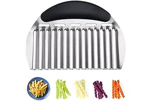 Heavy Duty Potato Crinkle Cutter for Perfect Wavy French Fries
