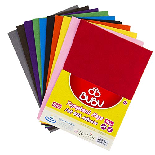 Keçe Yapışkanlı 20x30 10'lu
