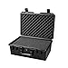HUL Large Water Proof Military Style Hard Case With Pelican 1500 Style Customizable Pluck Foam Interior for SLR Cameras Test Instruments and Accessories