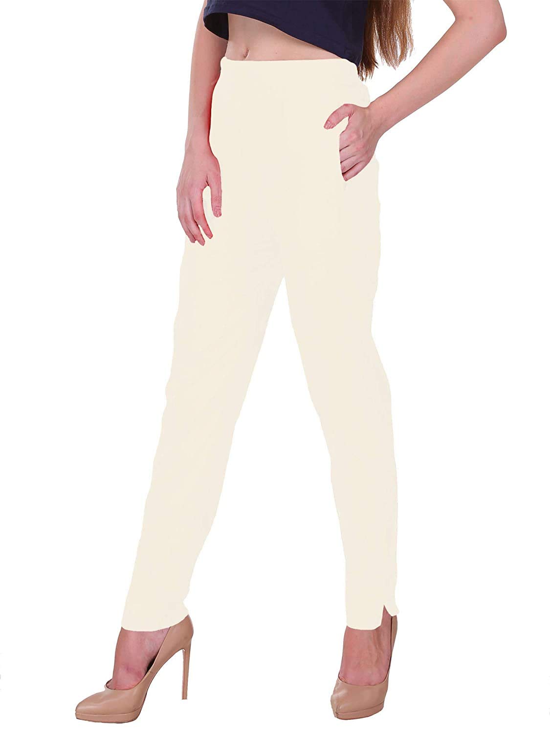 Girl's Slim Fit Jeggings with Side Pockets-picture-30