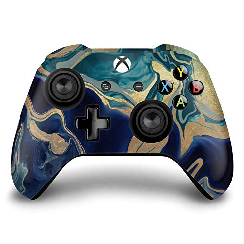 Xbox One X vinyle autocollant Monika Strigel Indigo Mix Art