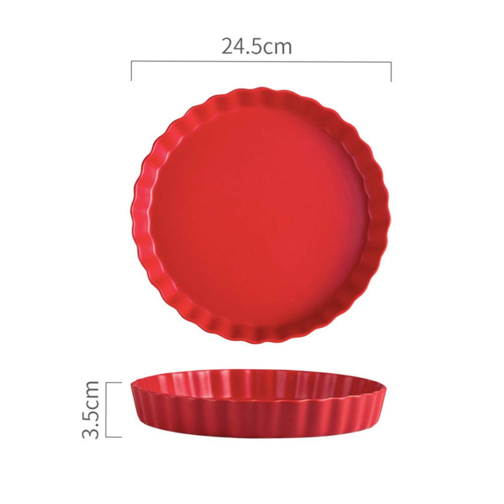 Okrągły talerz ceramiczny na śniadanie, talerz do Sushi, włoski talerz na makaron, zastawa stołowa do domu, restauracji, na imprezy, miski na płatki i makaron