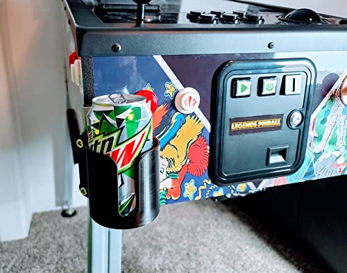 Pinball Drink Holder - Fits at Games Legends Pinball - ALP (LH-Side/RH Front) - Thumbnail 5