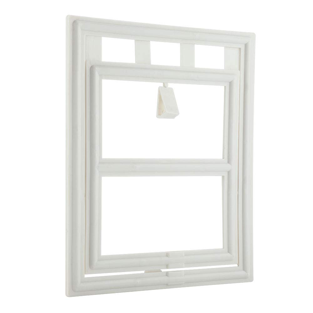 Gatera para Mosquitera Puerta De Pantalla para Mascotas, Puerta De Seguridad con Bloqueo Magnético Automático para Gatos, Puerta De Seguridad De Plástico para Perros Y Mascotas para Puerta De Ventana