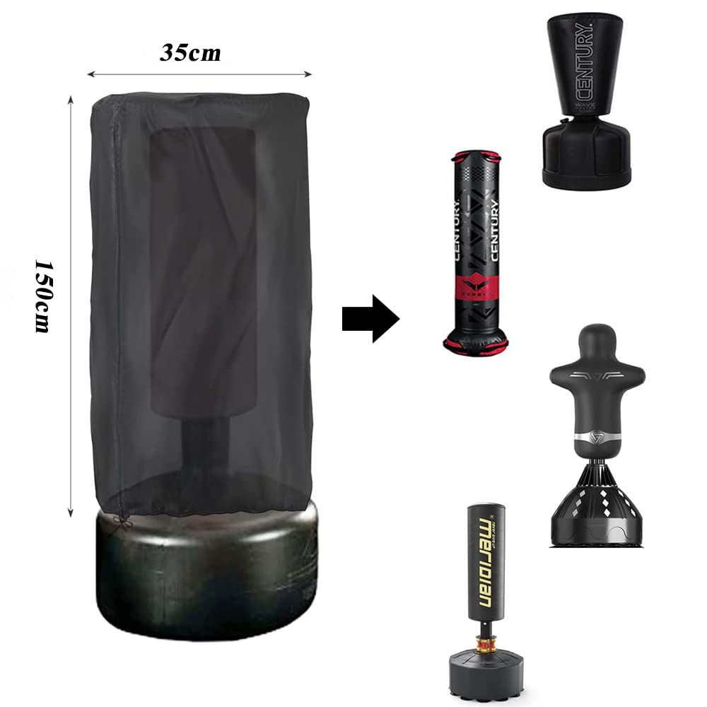 Funda impermeable para saco de boxeo exterior negro