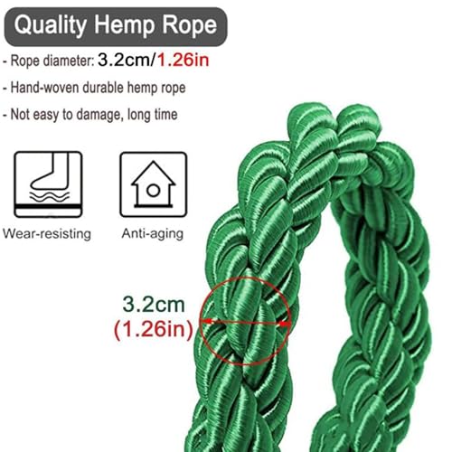 Corde de gestion de file d'attente en jute pour délimitation de terrasse et jardin - 2