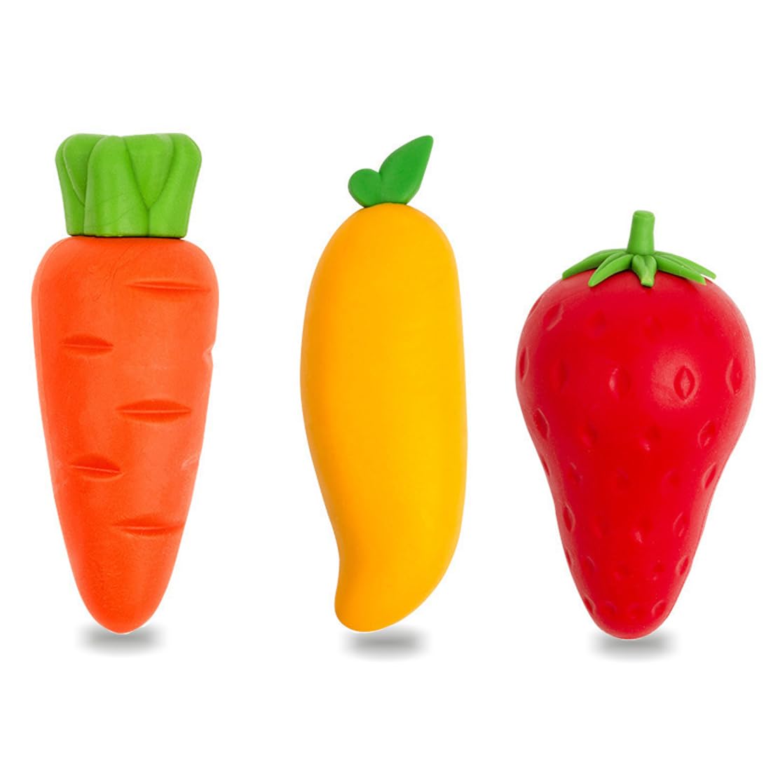 22 Pezzi Gomme Cancellare A Forma Di Cibo - Gomme Colorate Per Bambini, Divertenti E Educative