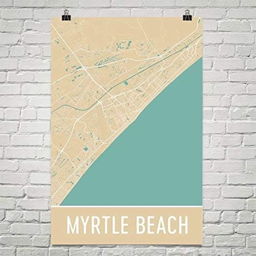 Myrtle Beach Poster, Myrtle Beach Art Print, Myrtle Beach