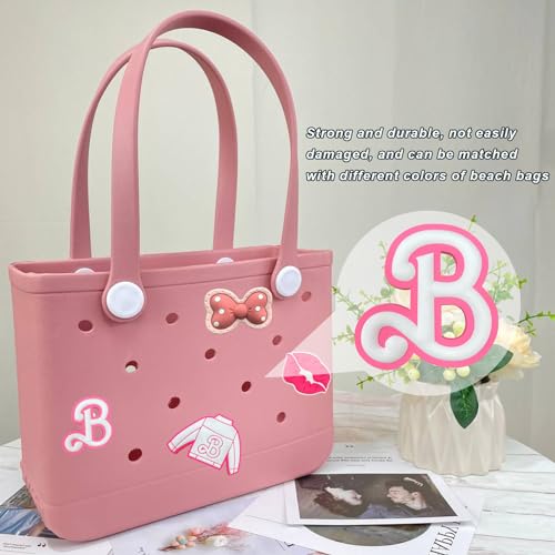 Image of Lckaey Rubber Beach Bag Accessories-PVC Rubber Totes organizer Sport Charms- for Purse Bogg Inserts