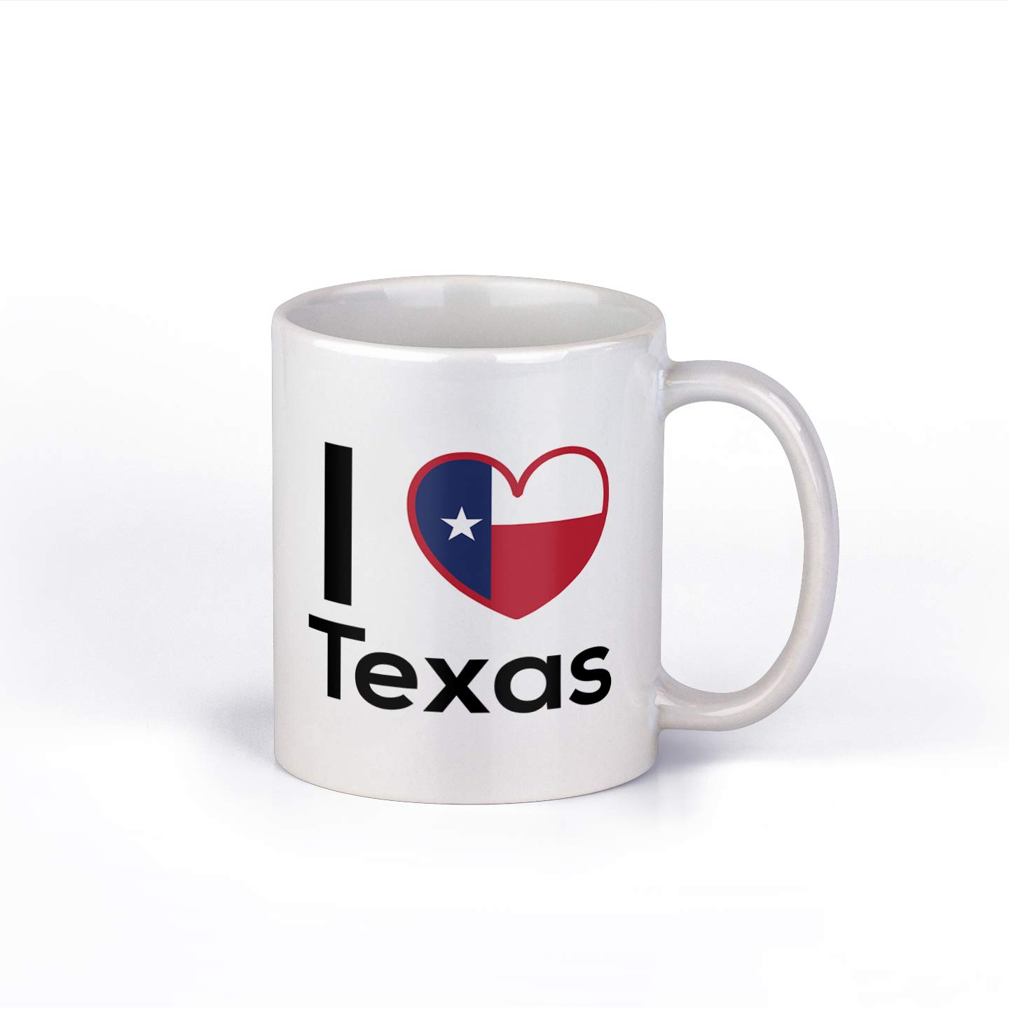 I Love Texas Coffee Mug | State Pride Cup | Great Gift Idea | 11 Ounce Coffee Mug | CM1164